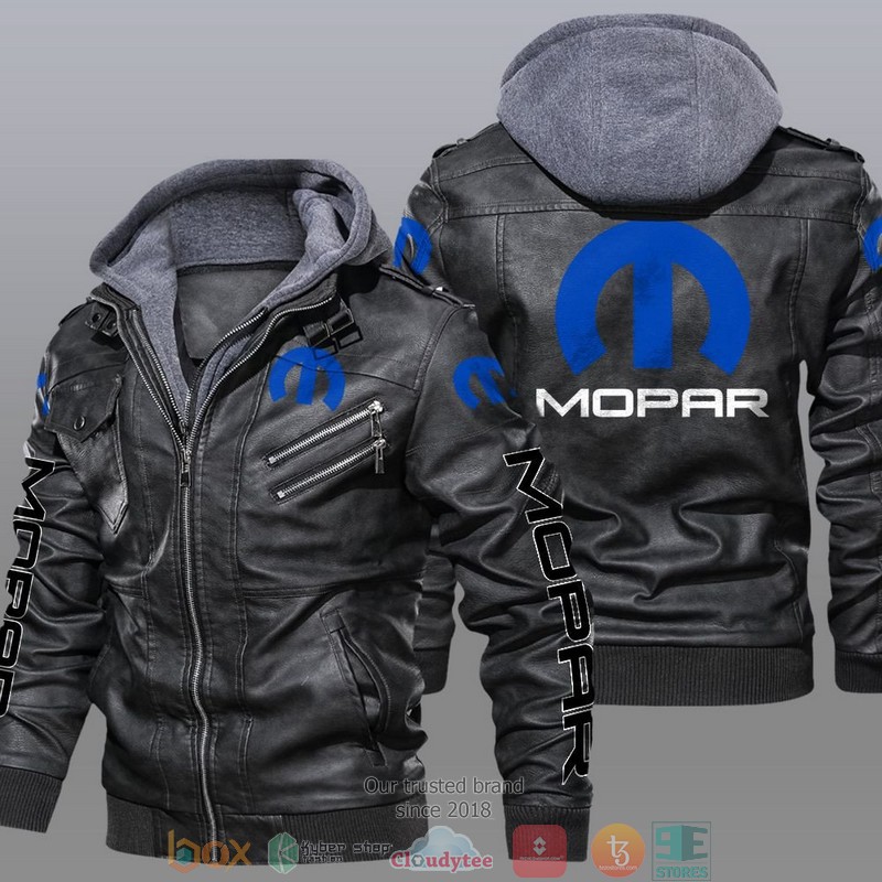 Mopar Car brand Leather Jacket