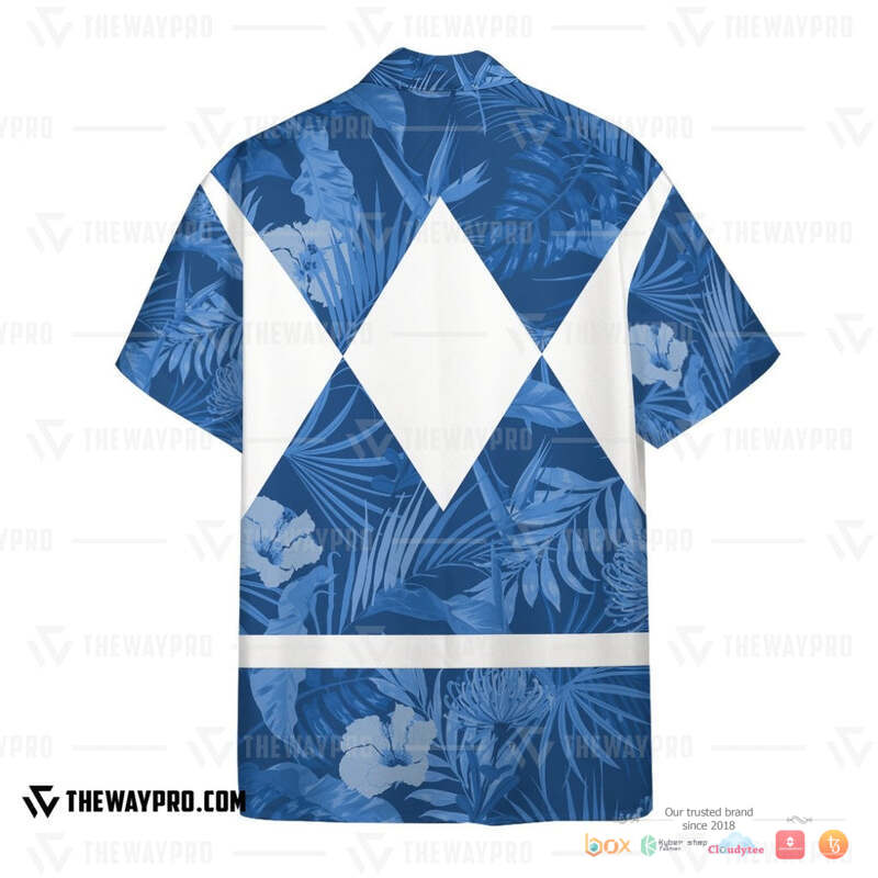 Movie Mighty Morphin Blue Power Rangers Tropical Hawaiian Shirt 3 Movie Mighty Morphin Blue Power Rangers Tropical Hawaiian Shirt 1 2