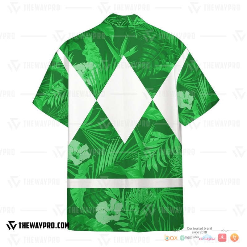 Movie Mighty Morphin Green Power Rangers Tropical Hawaiian Shirt 3 Movie Mighty Morphin Green Power Rangers Tropical Hawaiian Shirt 1 2