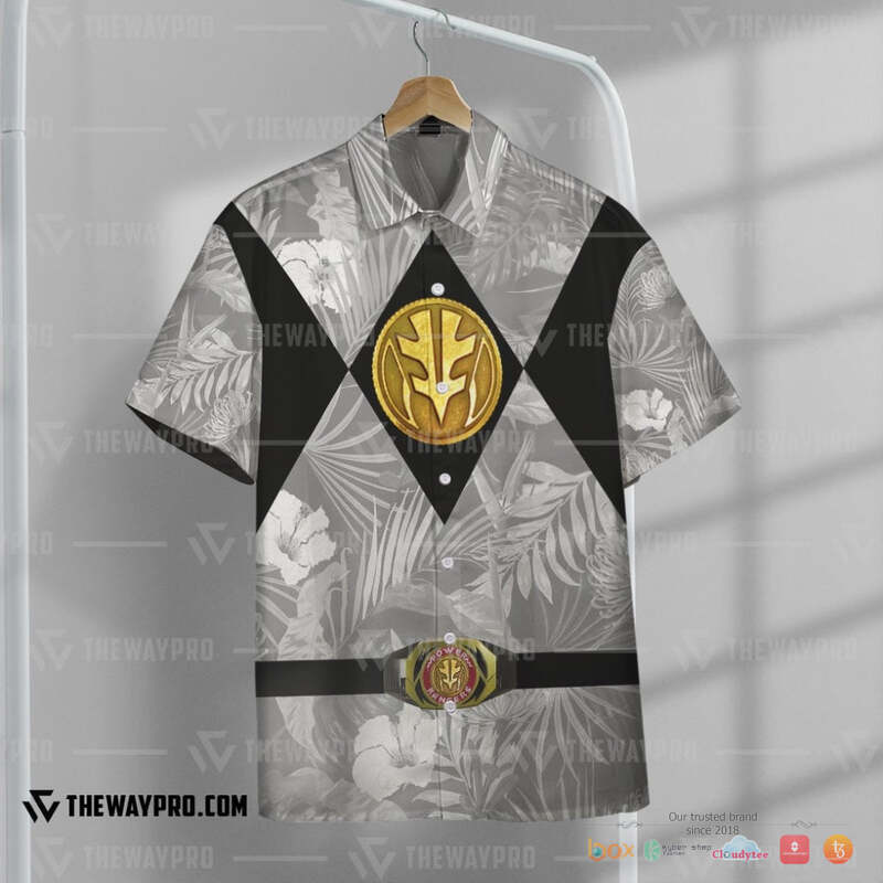 Movie Mighty Morphin White Power Rangers Tropical Hawaiian Shirt 1 Movie Mighty Morphin White Power Rangers Tropical Hawaiian Shirt