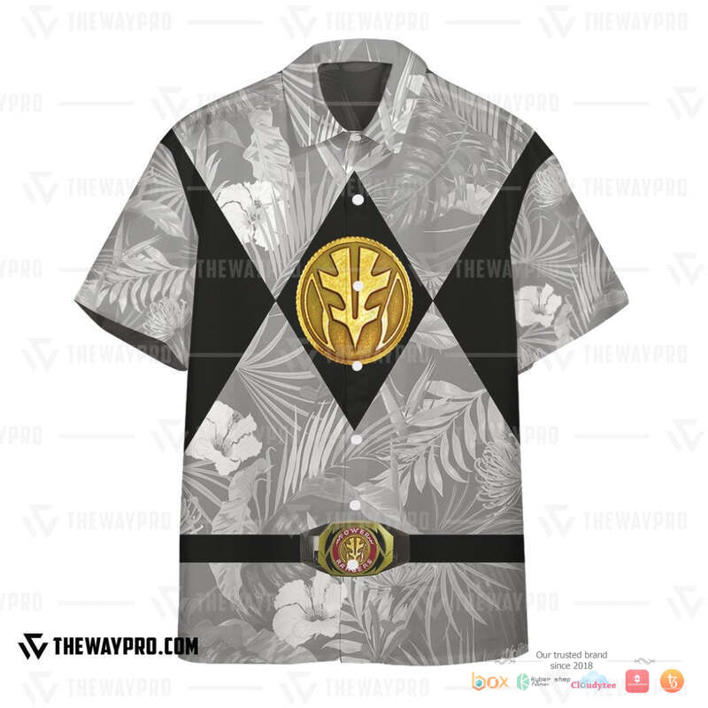 Movie Mighty Morphin White Power Rangers Tropical Hawaiian Shirt 2 Movie Mighty Morphin White Power Rangers Tropical Hawaiian Shirt 1