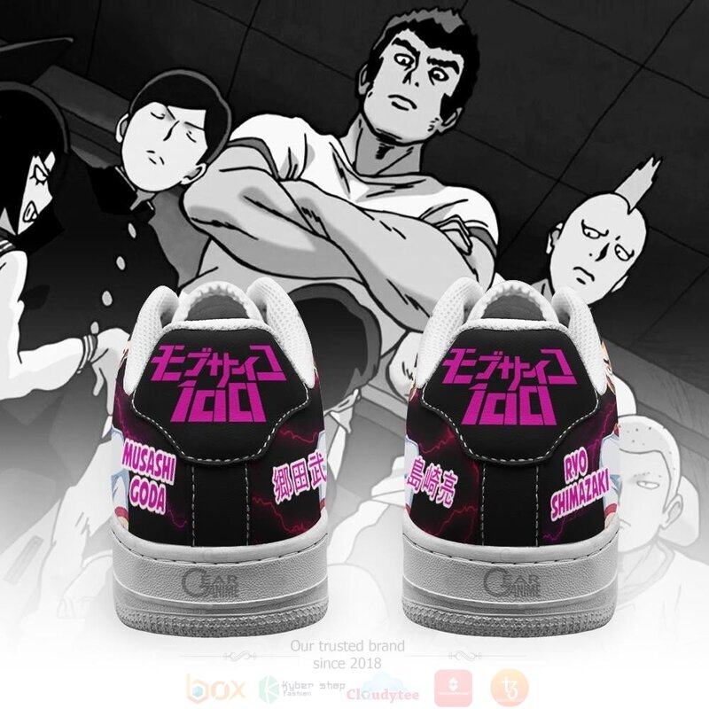 Musashi Goda Mob Pyscho 100 Anime Nike Air Force Shoes 1 2