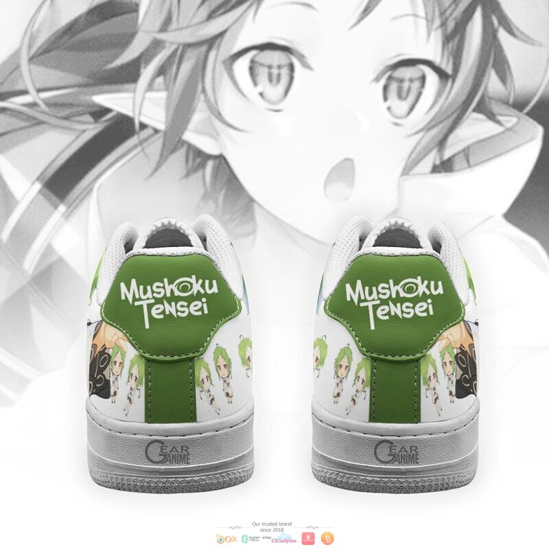 Mushoku Tensei Sylphiette Anime Nike Air Force Sneaker Shoes 3 Mushoku Tensei Sylphiette Anime Nike Air Force Shoes 1 2