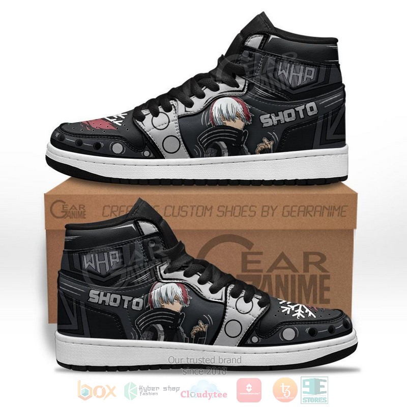 Musketeer Shoto Todoroki Anime My Hero Academia Air Jordan high top shoes