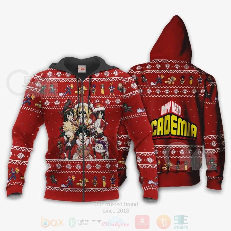 BEST My Hero Academia Anime Custom 3D Hoodie, T-Shirt 2 My Hero Academia Anime Custom 3D Hoodie Shirt 1