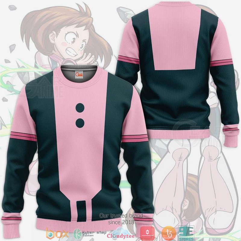 My Hero Academia Ochaco Uraraka Hero Costume 3d shirt hoodie 1