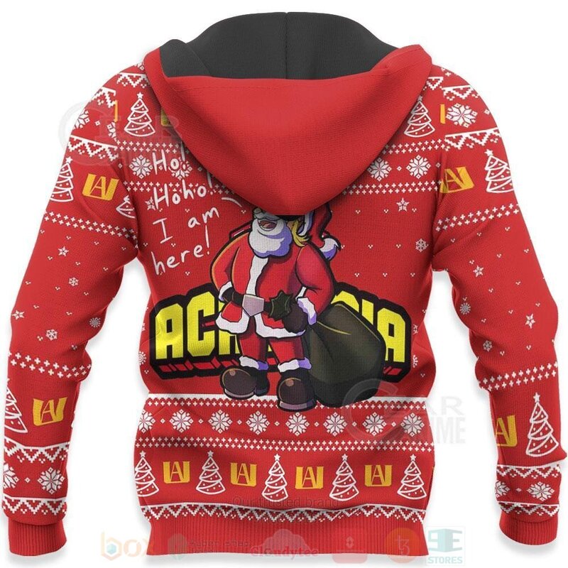 BEST My Hero Academia Santa Anime 3D Hoodie, T-Shirt 5 My Hero Academia Santa Anime 3D Hoodie Shirt 1 2 3 4