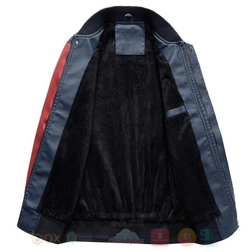 BEST NCAA Texas Tech Red Raiders All Over Print Leather Bomber Jacket 5 NCAA Texas Tech Red Raiders Leather Bomber Jacket 1