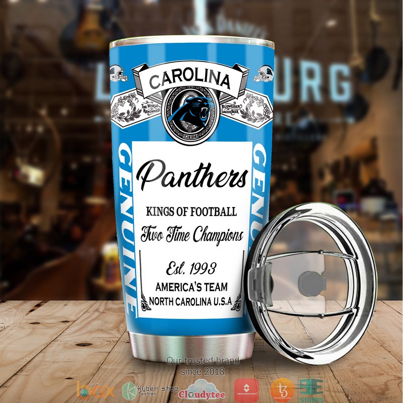 NFL Carolina Panthers Budweiser Tumbler 11 NFL Carolina Panthers Budweiser Tumbler