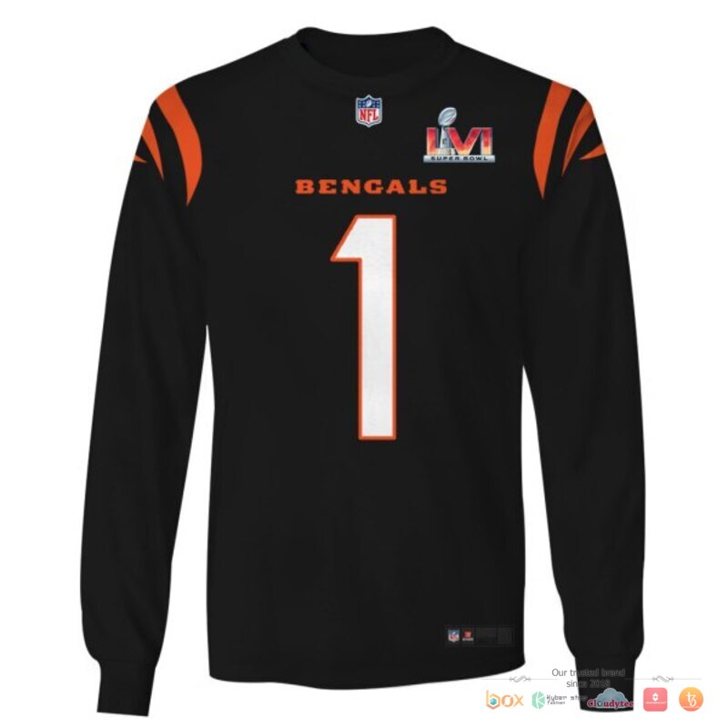 NFL Chase 1 Cincinnati Bengals Black 3d shirt, hoodie 5 NFL Chase 1 Cincinnati Bengals Black 3d shirt hoodie 1 2 3 4