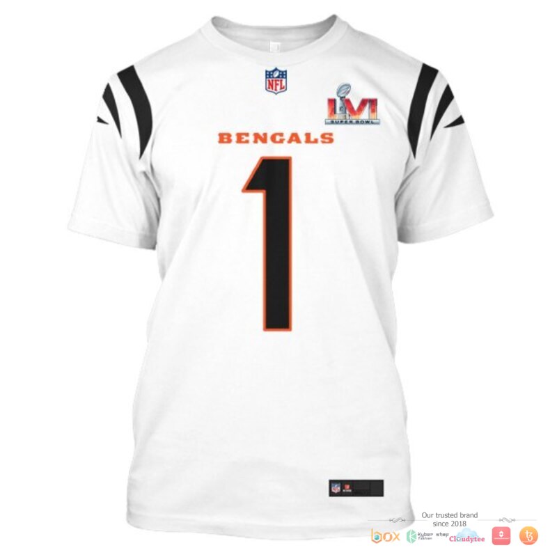 NFL Chase 1 Cincinnati Bengals White 3d shirt, hoodie 7 NFL Chase 1 Cincinnati Bengals White 3d shirt hoodie 1 2 3 4 5 6