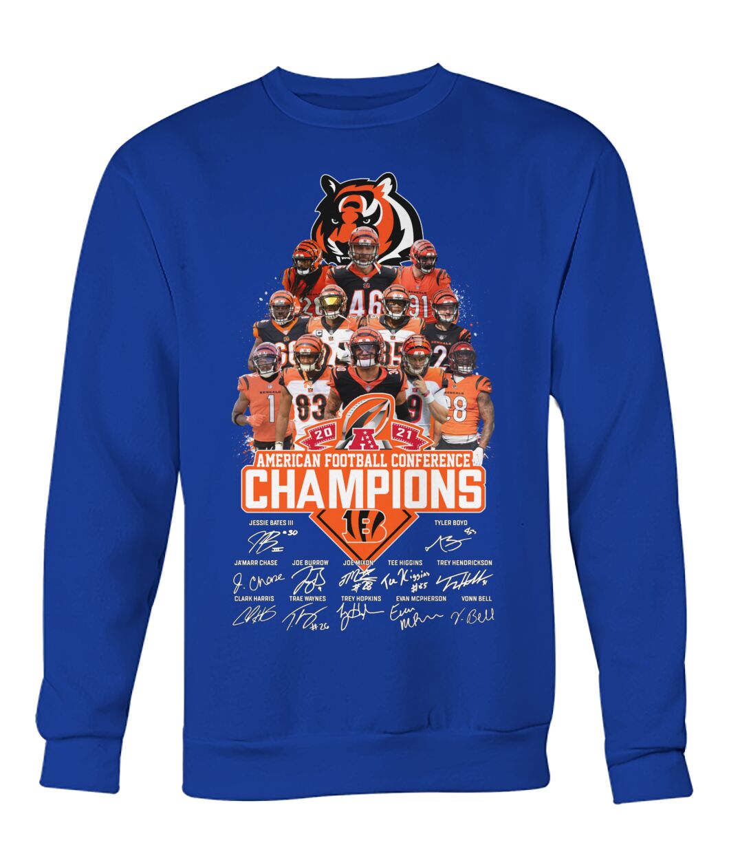 BEST NFL Cincinnati Bengals American Football Conference Champions 2D T-Shirt, Hoodie 6 NFL Cincinnati Bengals American Football Conference Champions 2D Hoodie Shirt 1 2 3 4 5