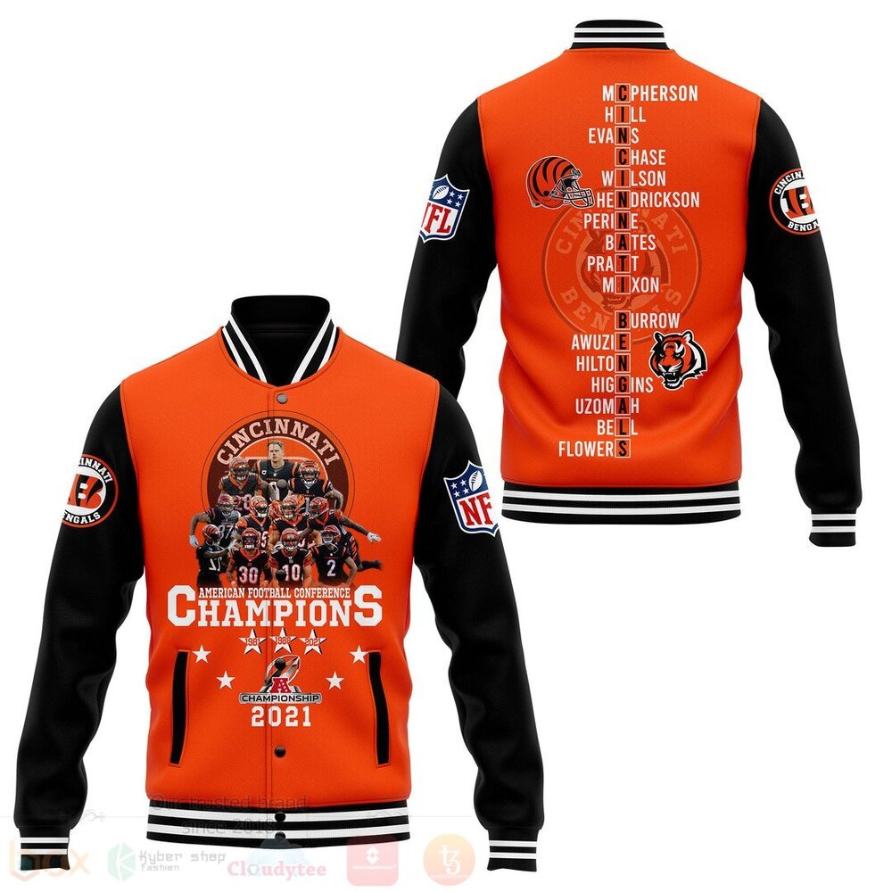 NFL Cincinnati Bengals Baseball Jacket
