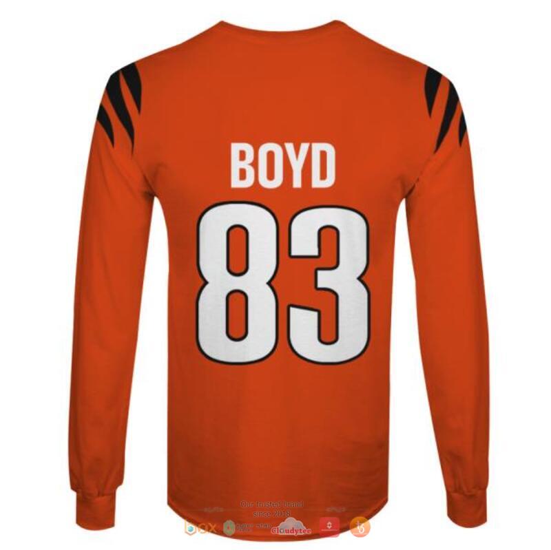 NFL Cincinnati Bengals Boyd 83 Orange 3d shirt hoodie 1 2 3 4