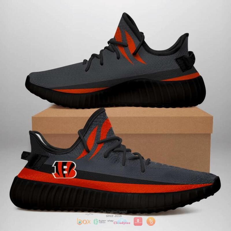 NFL Cincinnati Bengals Grey Yeezy sneaker