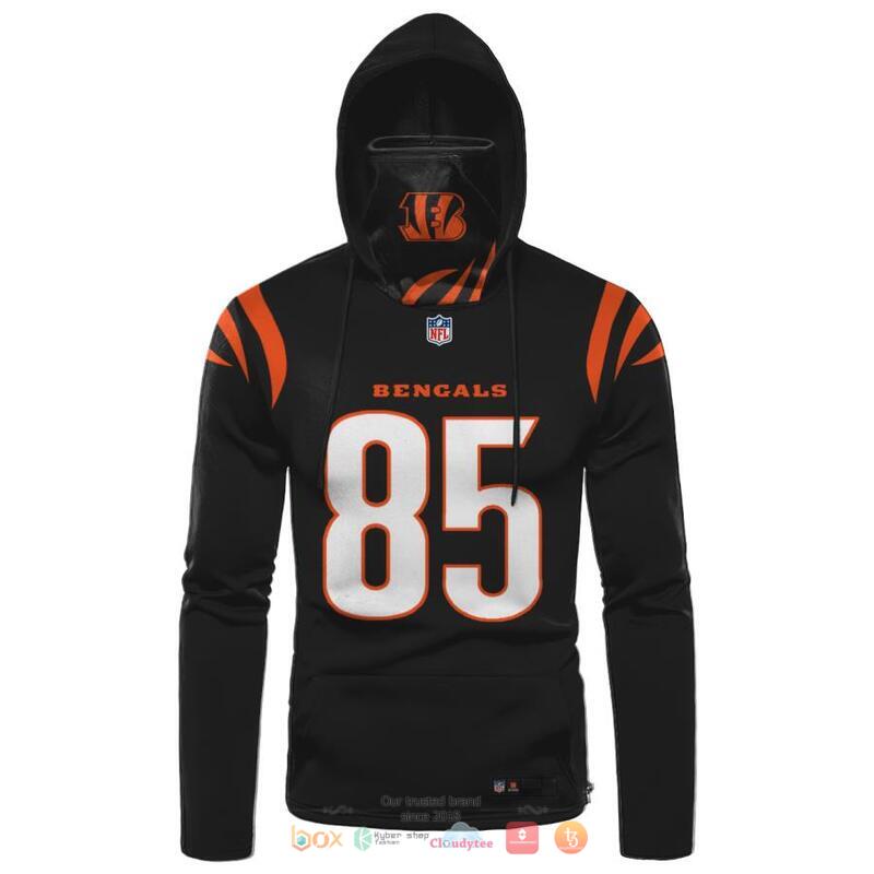 NFL Cincinnati Bengals Higgins 85 Black 3d hoodie mask