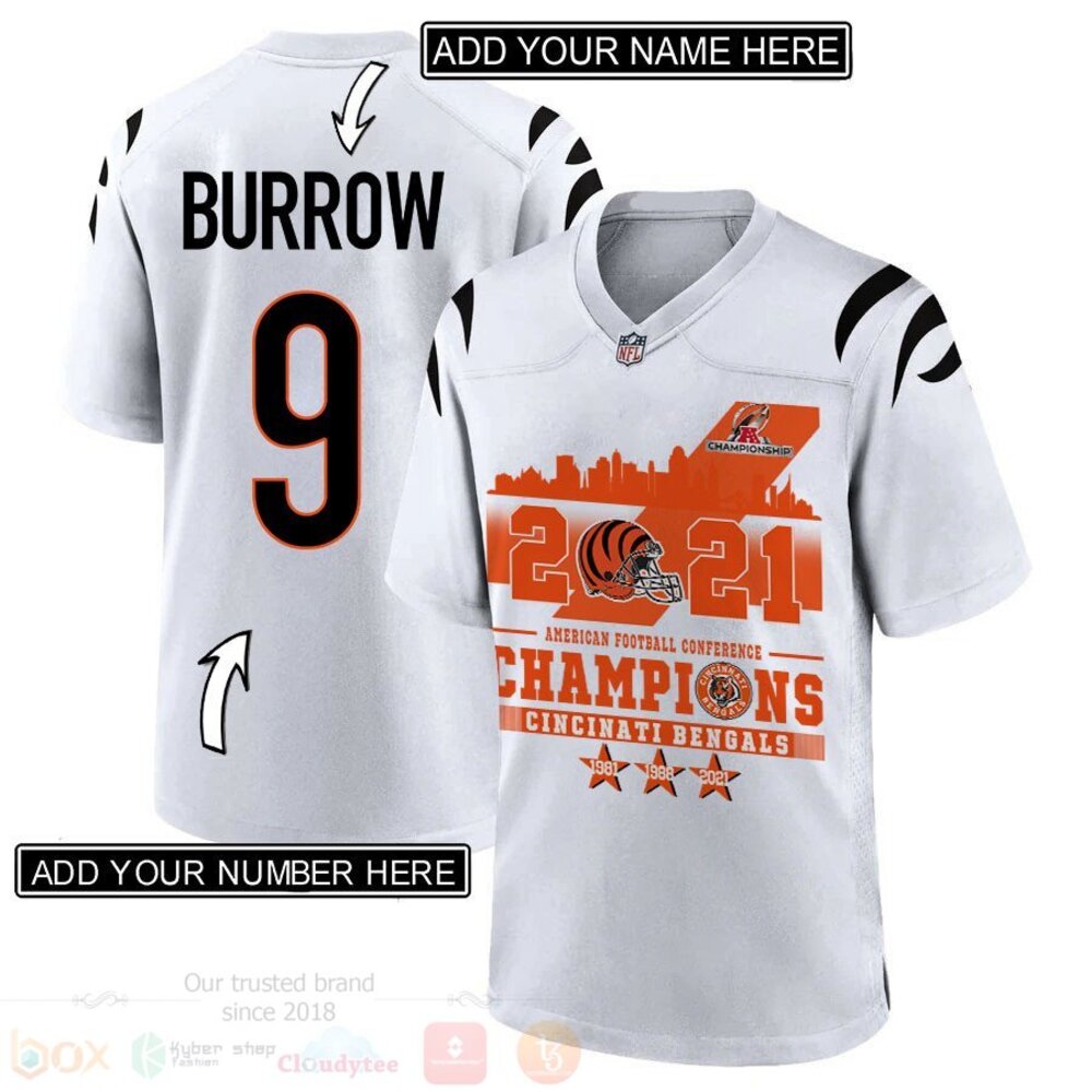 NFL Cincinnati Bengals Personalized Football Jersey Shirt