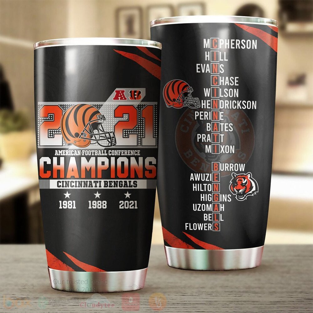 BEST NFL Cincinnati Bengals Tumbler 4 NFL Cincinnati Bengals Tumbler 1 2 3