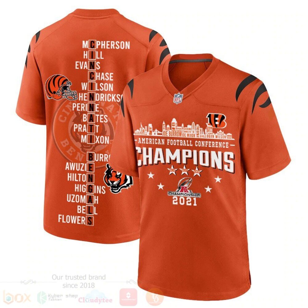NFL Cincinnati Bengals Ver3 Football Jersey Shirt