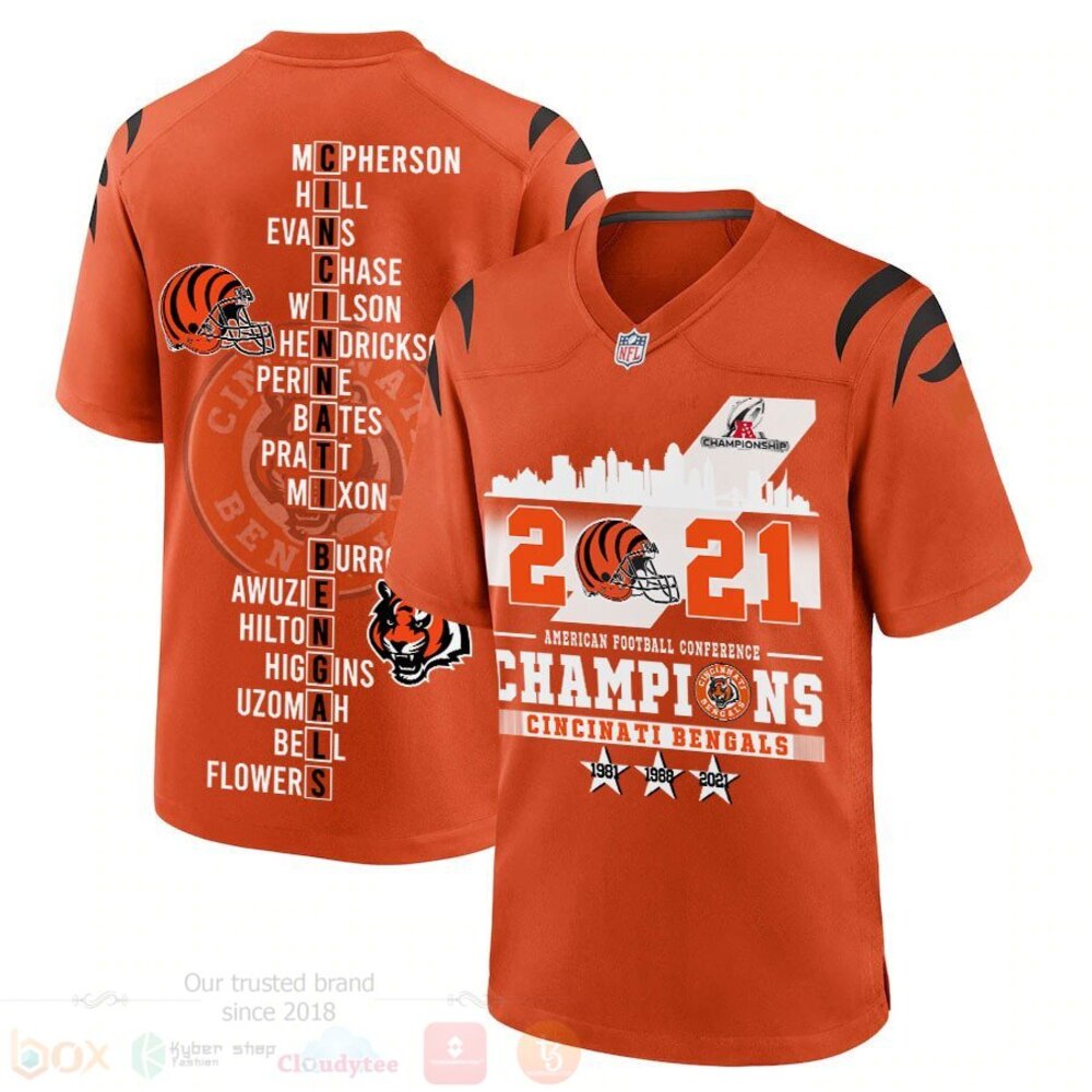 NFL Cincinnati Bengals Ver4 Football Jersey Shirt 1