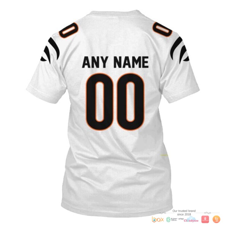 NFL Cincinnati Bengals White Custom 3d shirt hoodie 1 2 3 4 5 6 7