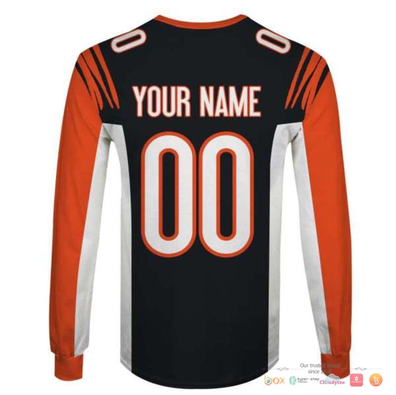 NFL Cincinnati Bengals black Orange Custom 3d shirt, hoodie 6 NFL Cincinnati Bengals black Orange Custom 3d shirt hoodie 1 2 3 4 5
