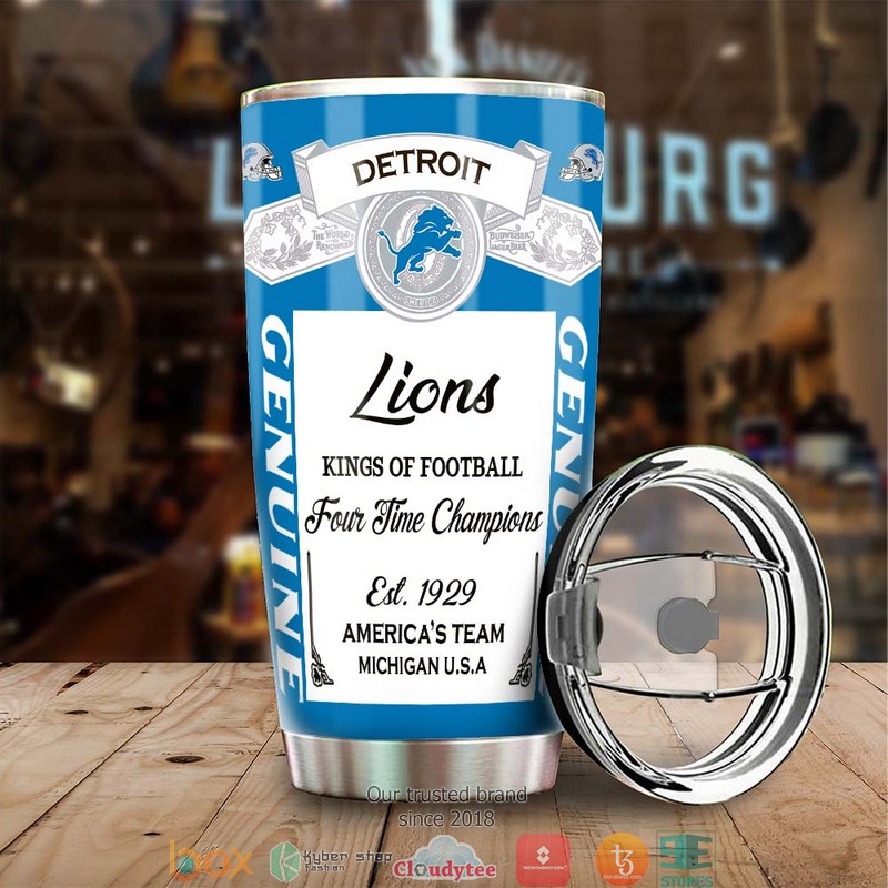 NFL Detroit Lions Budweiser Tumbler