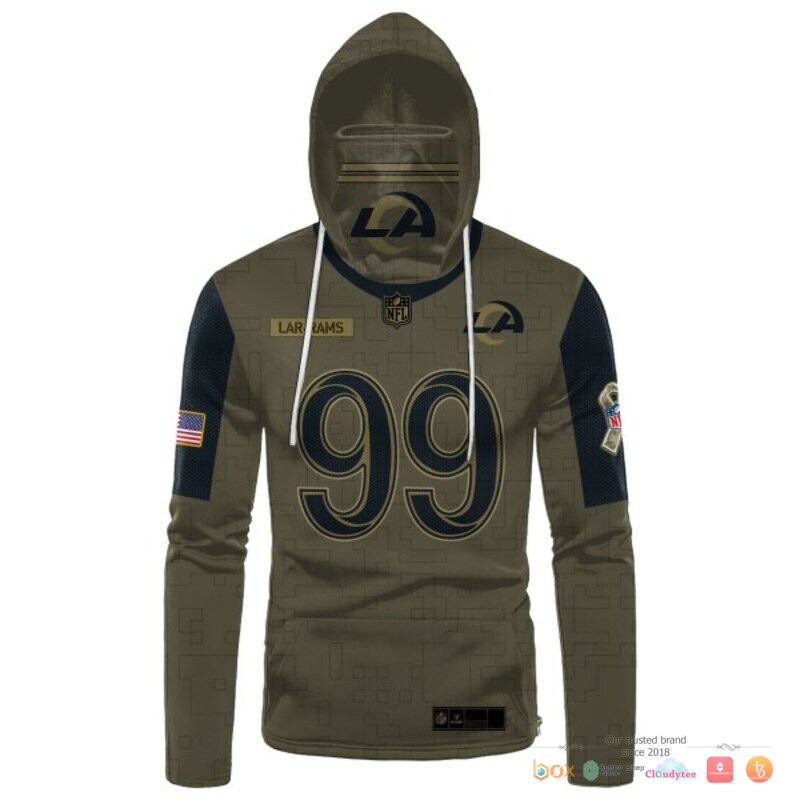 NFL Donald 99 Los Angeles Rams Custom 3d hoodie mask 1