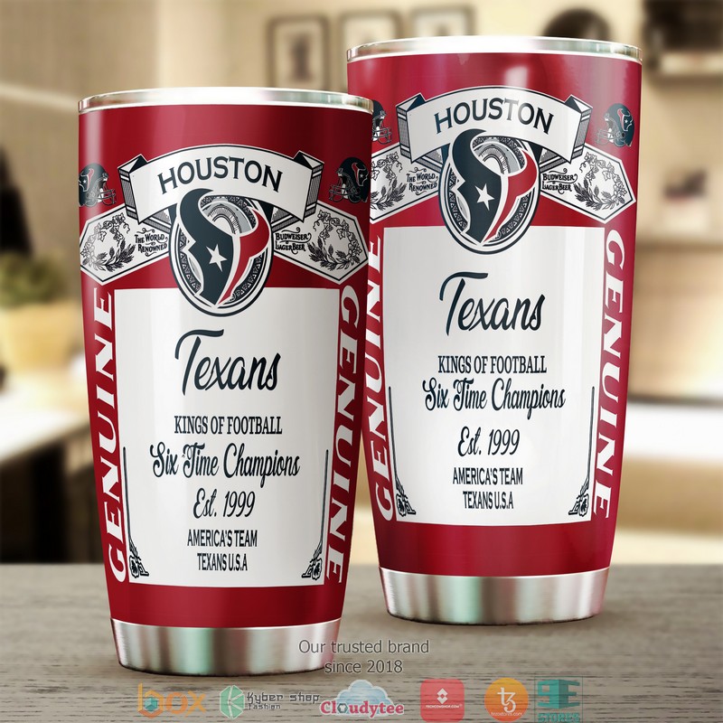NFL Houston Texans Budweiser Tumbler 11 NFL Houston Texans Budweiser Tumbler