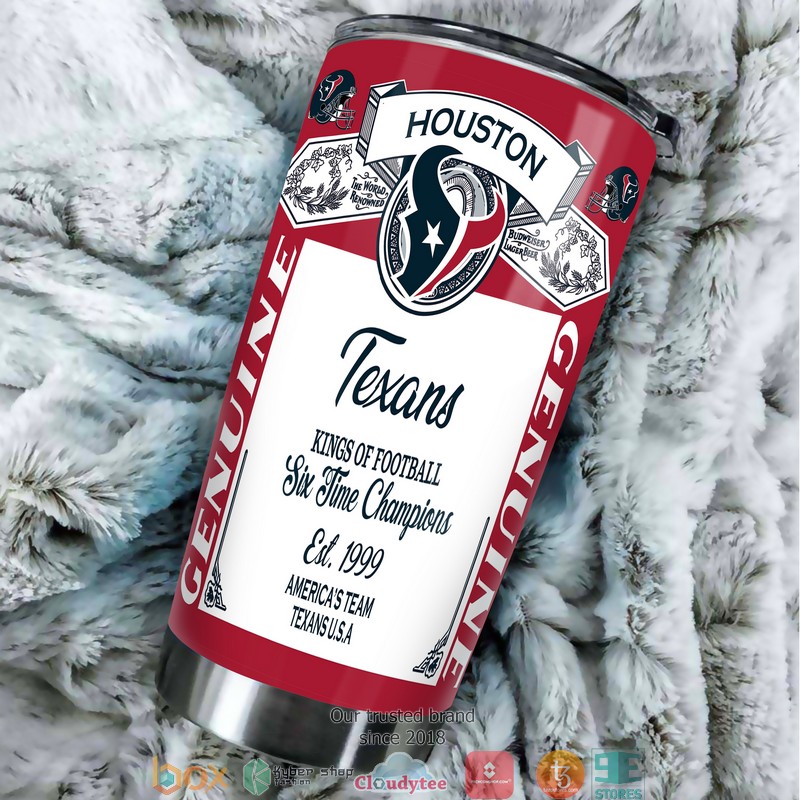 NFL Houston Texans Budweiser Tumbler 3 NFL Houston Texans Budweiser Tumbler 1 2