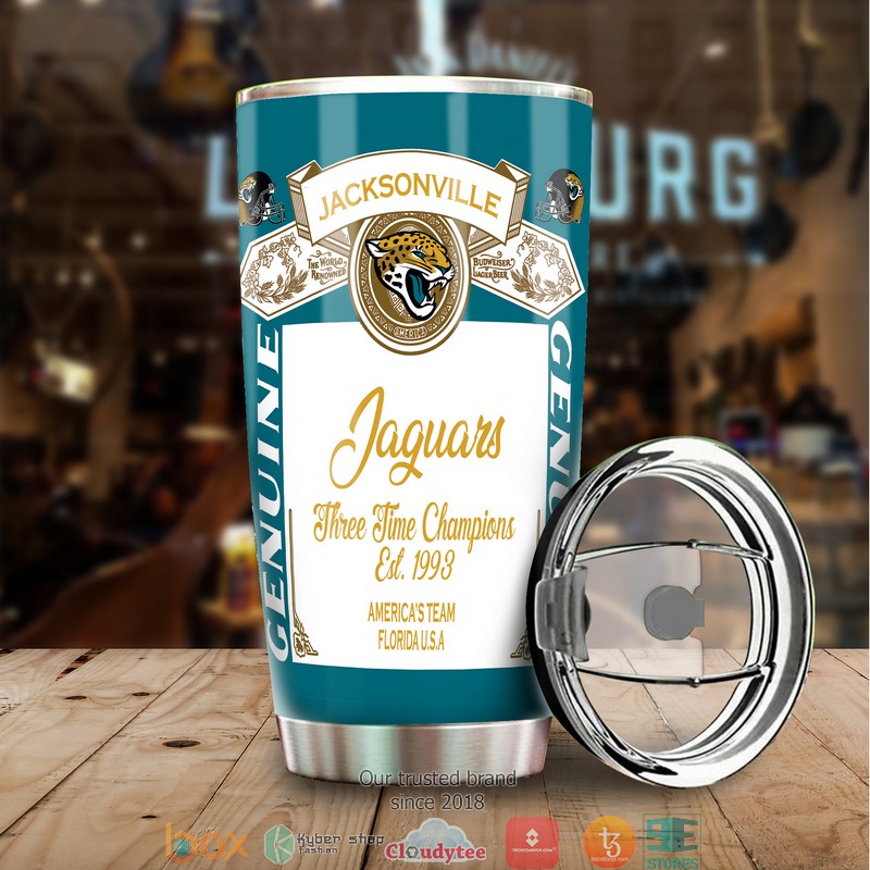 NFL Jacksonville Jaguars Budweiser Tumbler 2 NFL Jacksonville Jaguars Budweiser Tumbler