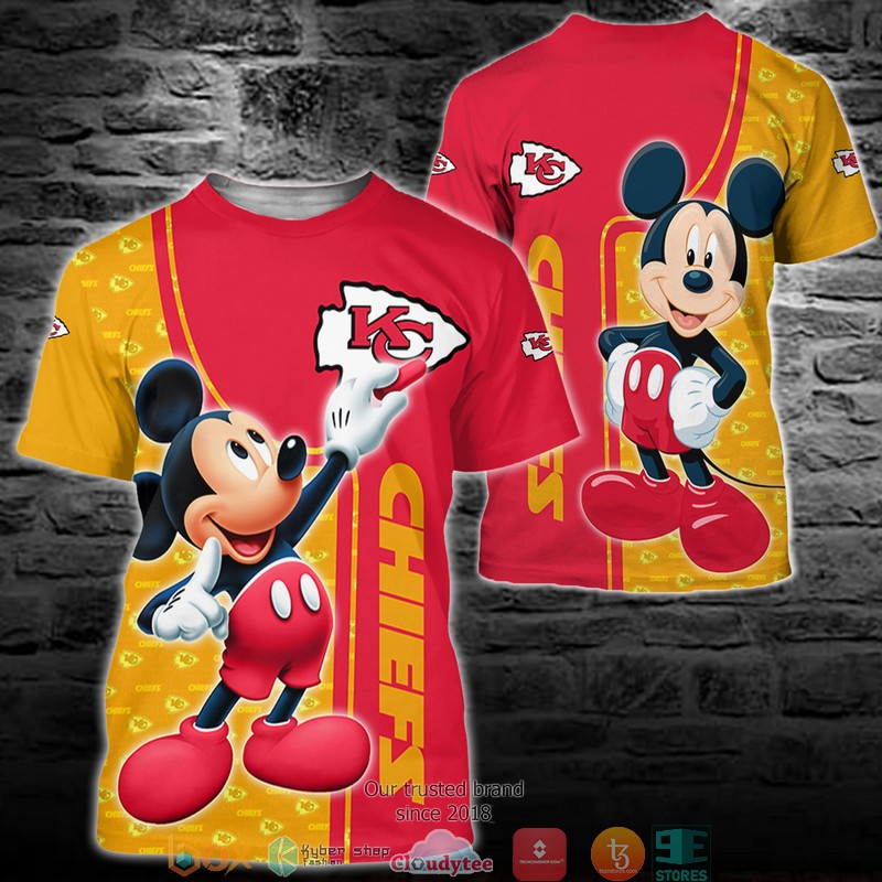 NFL Kansas City Chiefs Mickey Mouse Disney 3d Full Printing shirt, hoodie 4 NFL Kansas City Chiefs Mickey Mouse Disney 3d Full Printing shirt hoodie 1 2 3