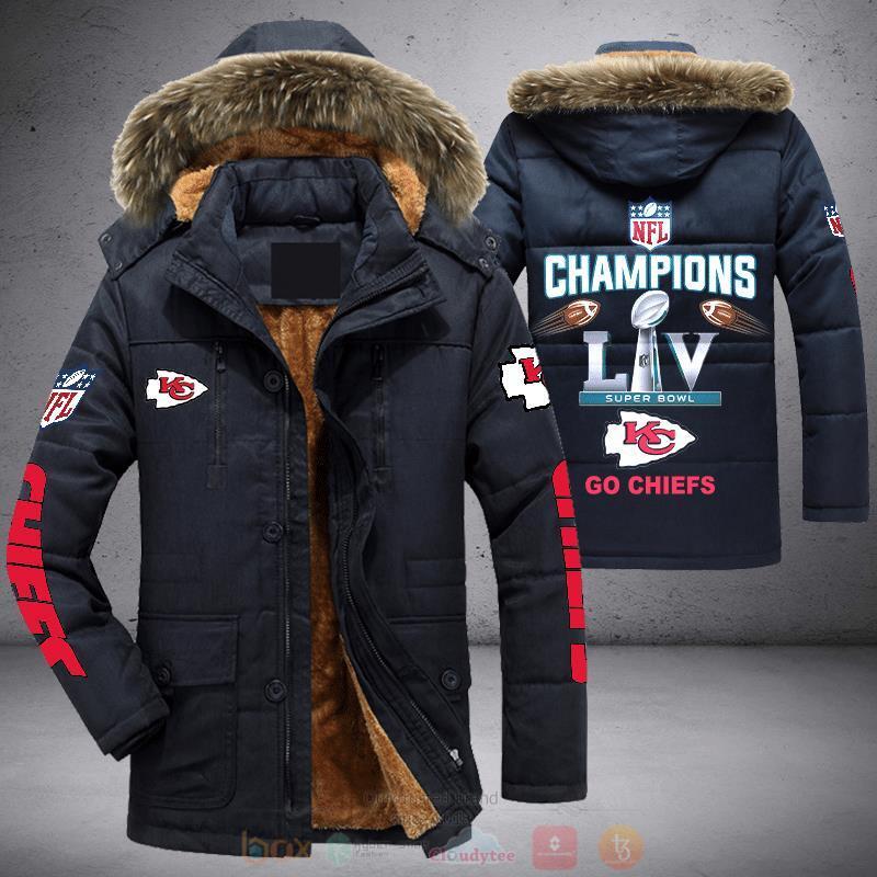NFL Kansas City Chiefs Super Bowl LIV Parka Jacket 1