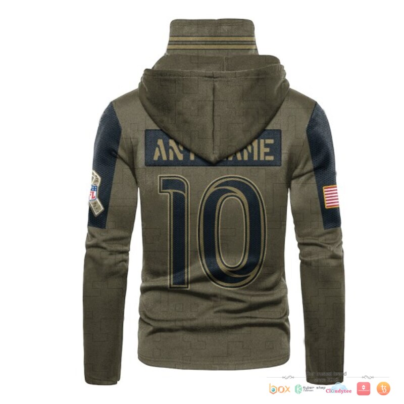 NFL Kupp 10 Los Angeles Rams 3d hoodie mask 3 NFL Kupp 10 Los Angeles Rams Custom 3d hoodie mask 1 2