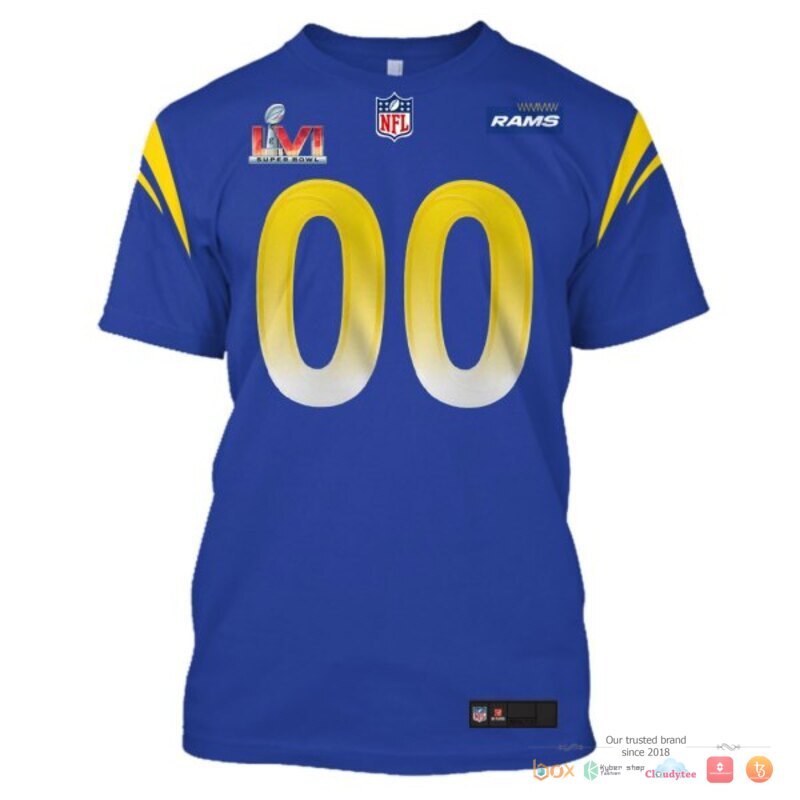 NFL Los Angeles Rams blue Super Bowl LV Custom 3d shirt, hoodie 7 NFL Los Angeles Rams blue Super Bowl LV Custom 3d shirt hoodie 1 2 3 4 5 6
