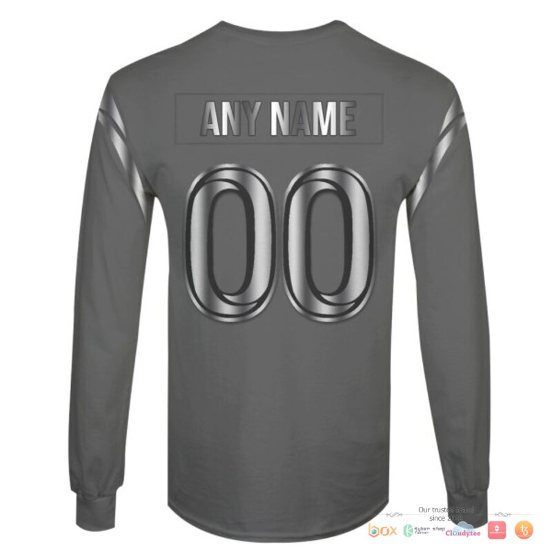 NFL Los Angeles Rams grey Custom 3d shirt hoodie 1 2 3 4 5