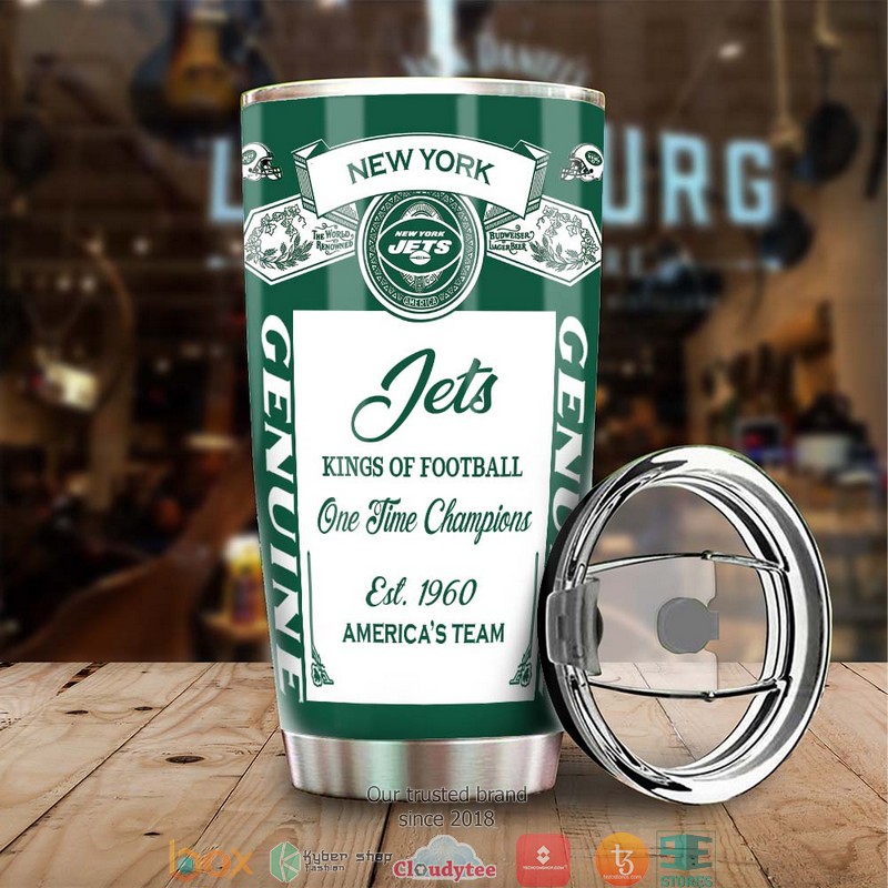 NFL New York Jets Budweiser Tumbler