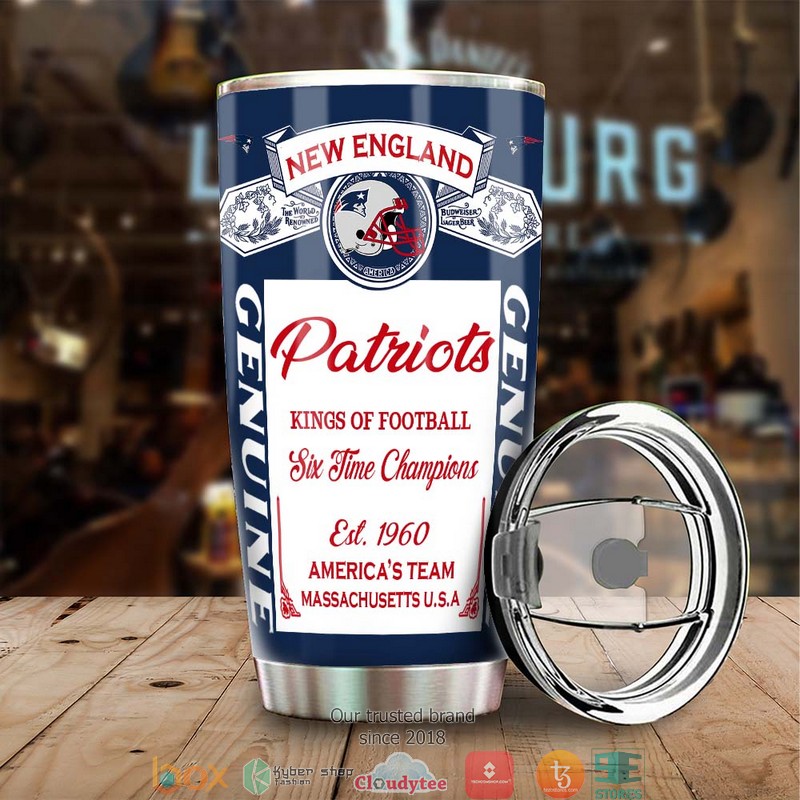 NFL Patriots Budweiser Tumbler
