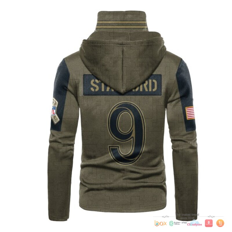 NFL Stafford 9 Los Angeles Rams Custom 3d hoodie mask 1 2