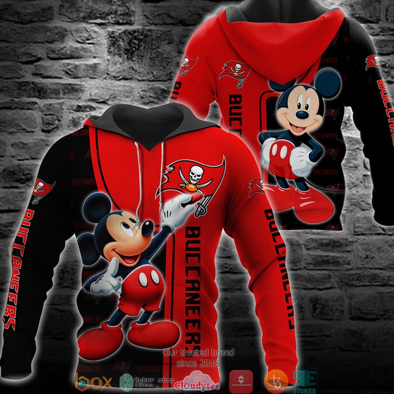 NFL Tampa Bay Buccaneers Mickey Mouse Disney 3d Full Printing shirt, hoodie 2 NFL Tampa Bay Buccaneers Mickey Mouse Disney 3d Full Printing shirt hoodie 1