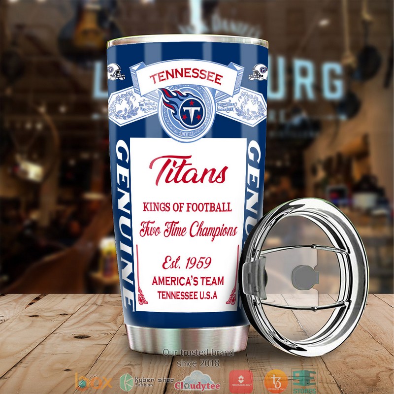 NFL Tennessee Titans Budweiser Tumbler
