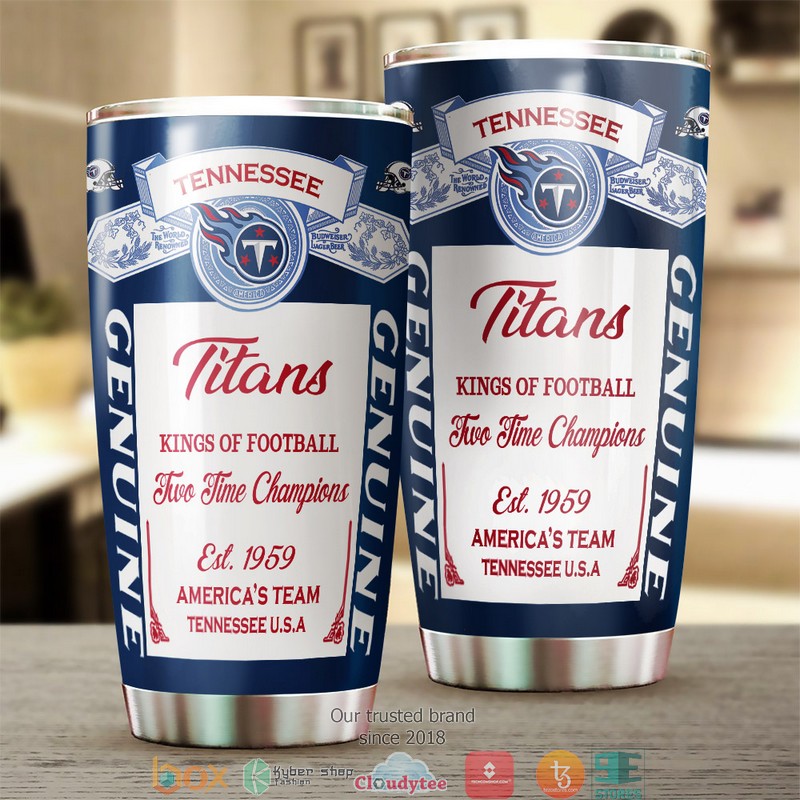NFL Tennessee Titans Budweiser Tumbler 3 NFL Tennessee Titans Budweiser Tumbler 1 2