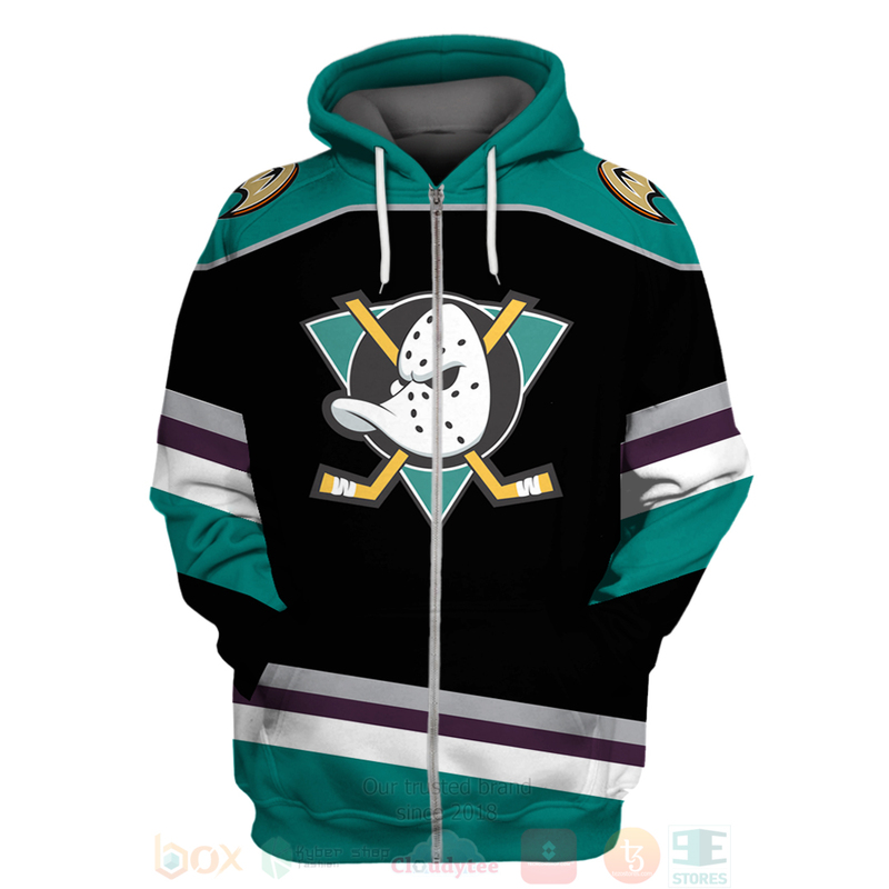 BEST NHL Anaheim Ducks Full Printing 3D Hoodie, Shirt 2 NHL Anaheim Ducks 3D Hoodie Shirt 1
