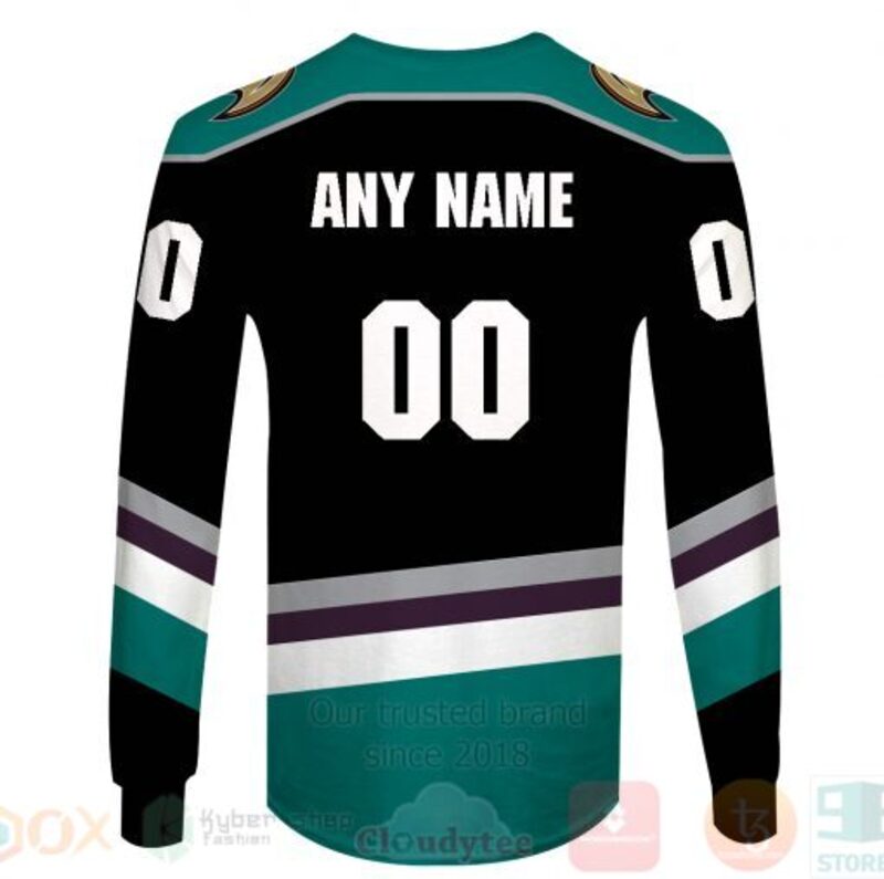 BEST NHL Anaheim Ducks Personalized Black Full Printing 3D Hoodie, Shirt 6 NHL Anaheim Ducks Personalized Black 3D Hoodie Shirt 1 2 3 4 5
