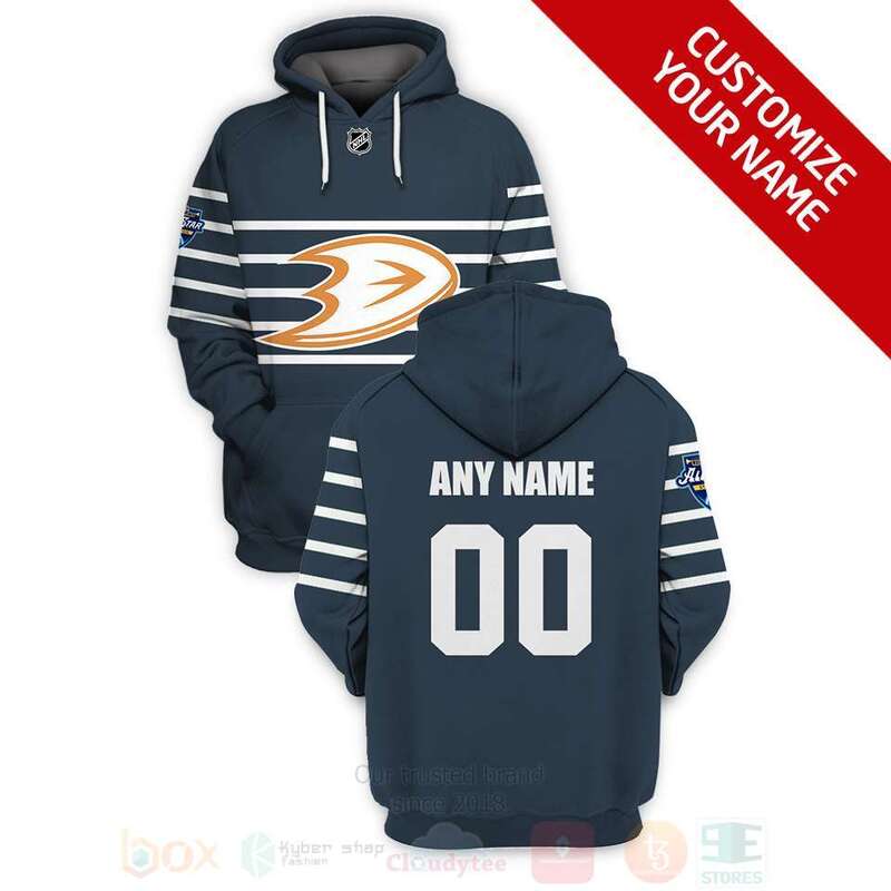 BEST NHL Anaheim Ducks Team Personalized Unisex 3D Hoodie, Shirt 1 NHL Anaheim Ducks Team Personalized 3D Hoodie Shirt