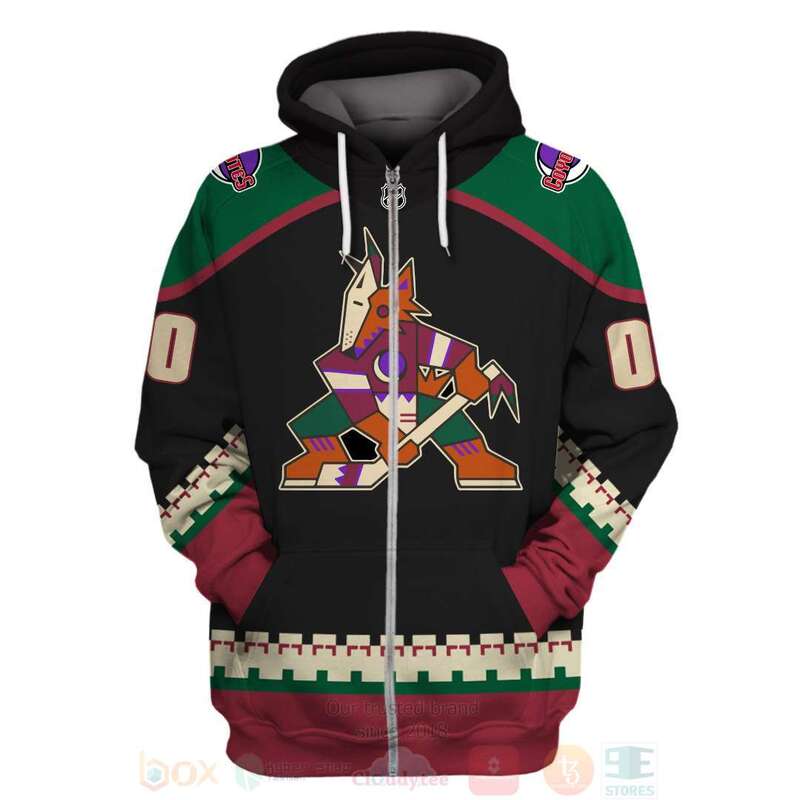 BEST NHL Arizona Coyotes Personalized Full Printing 3D Hoodie, Shirt 2 NHL Arizona Coyotes Personalized 3D Hoodie Shirt 1