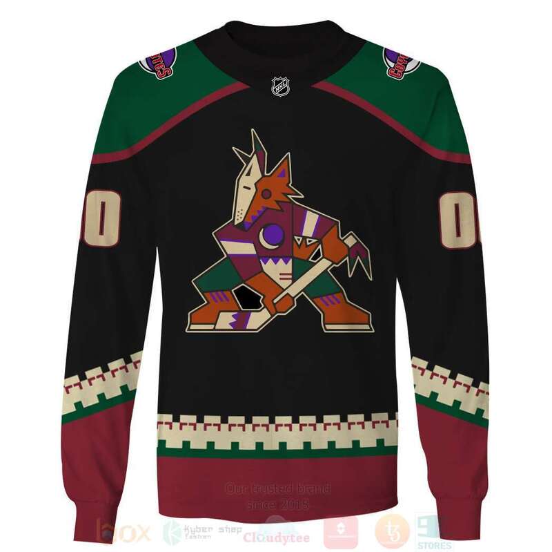 BEST NHL Arizona Coyotes Personalized Full Printing 3D Hoodie, Shirt 5 NHL Arizona Coyotes Personalized 3D Hoodie Shirt 1 2 3 4