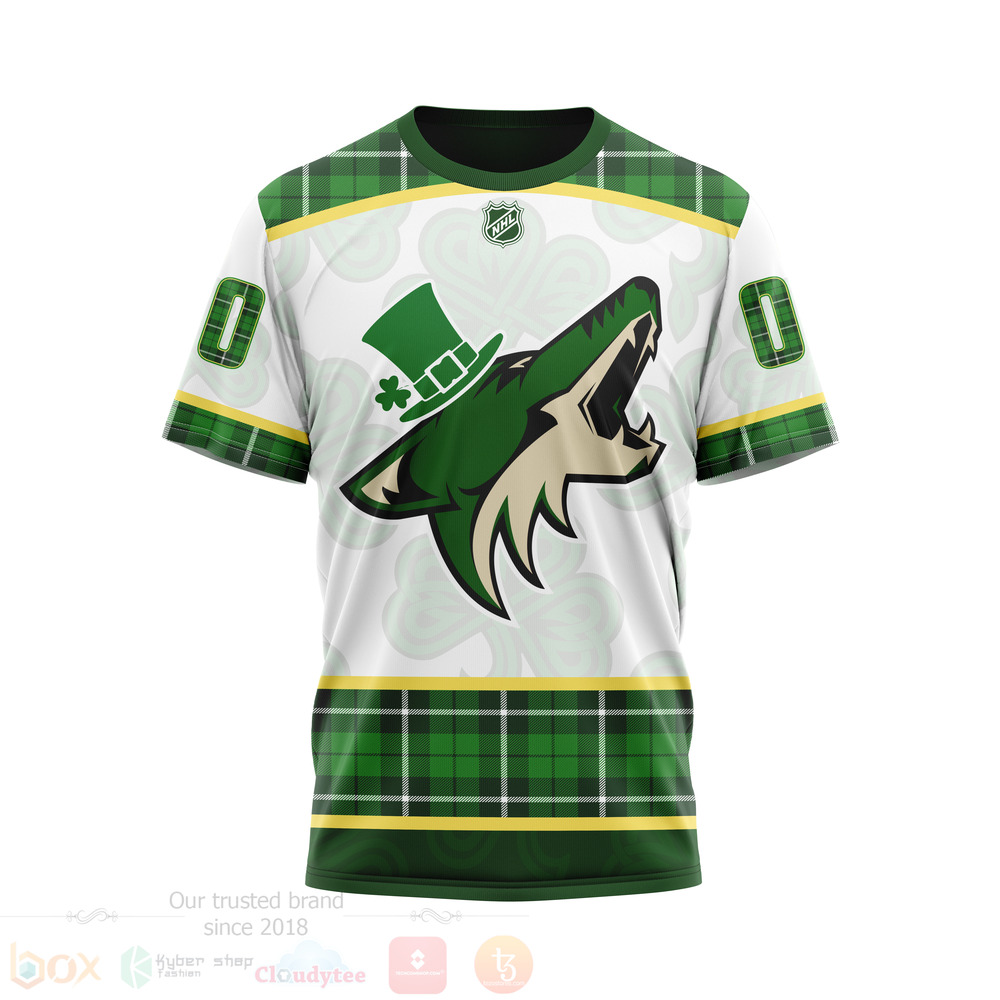 BEST NHL Arizona Coyotes St.Patrick Days Concepts All Over Print Custom Hoodie, T-Shirt 4 NHL Arizona Coyotes St Patrick Days Concepts 3D Hoodie Shirt 1 2 3