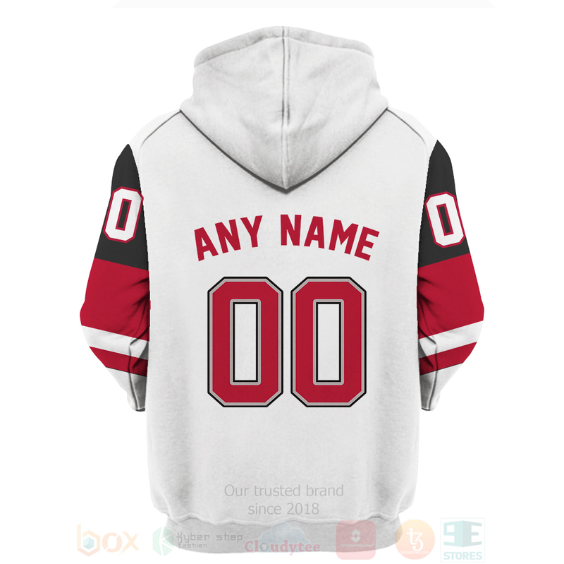 BEST NHL Arizona Coyotes Team Personalized White Unisex 3D Hoodie, Shirt 4 NHL Arizona Coyotes Team Personalized White 3D Hoodie Shirt 1 2 3