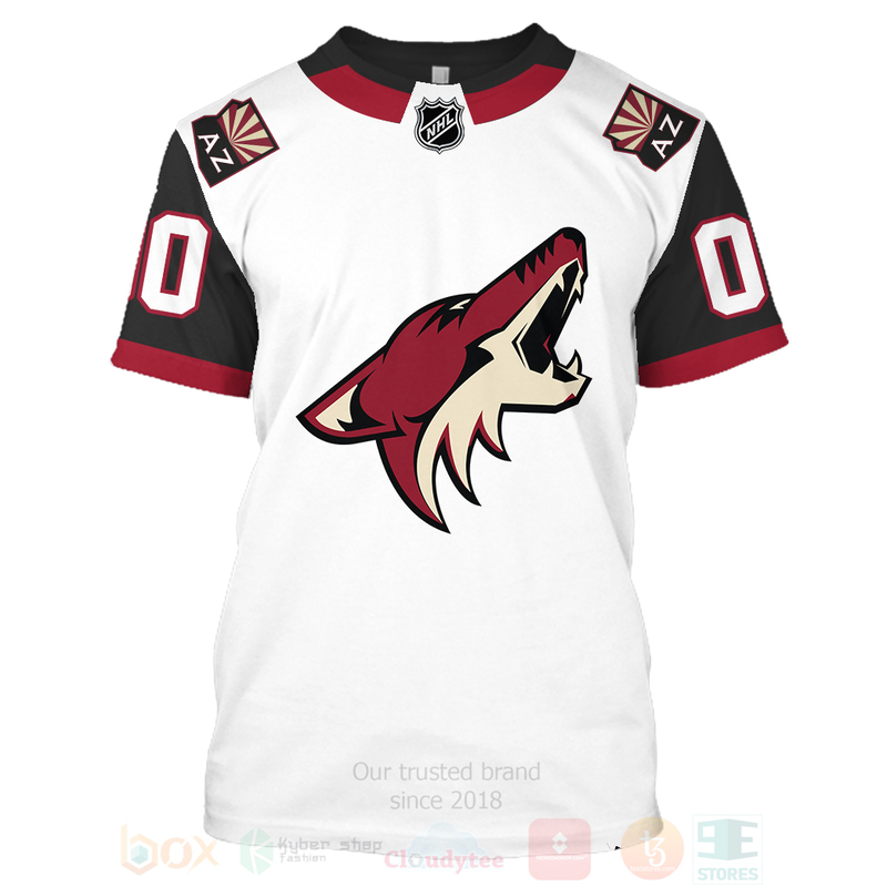 BEST NHL Arizona Coyotes Team Personalized White Unisex 3D Hoodie, Shirt 7 NHL Arizona Coyotes Team Personalized White 3D Hoodie Shirt 1 2 3 4 5 6